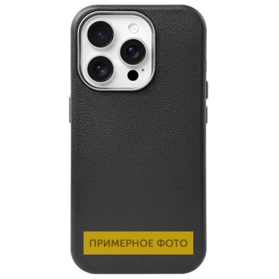 Чохол накладка Leather Metal Buttons Samsung S921 (S24) Чорна