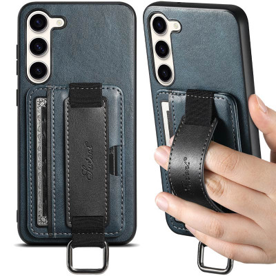 Чохол накладка Wallet and Straps Samsung A245 (A24) Синя