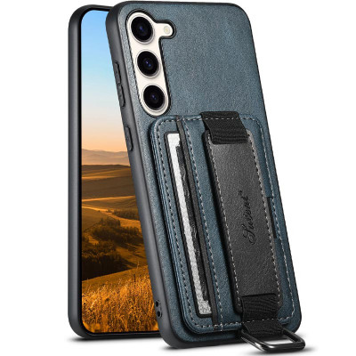 Чохол накладка Wallet and Straps Samsung A245 (A24) Синя