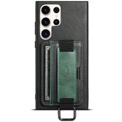 Чохол накладка Wallet and Straps Samsung S24 Ultra (S928) Чорна