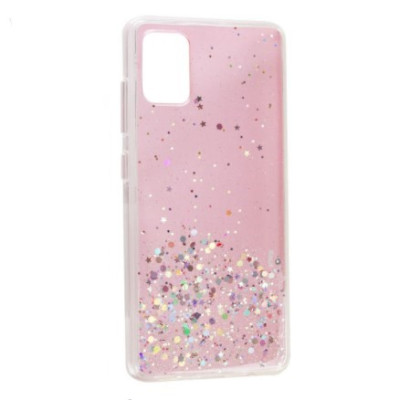 Чохол накладка Star Glitter Samsung A325 (A32) Рожева (M)