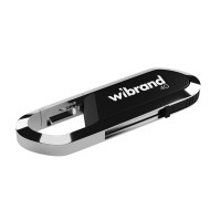 Флеш память 4Gb Wibrand Aligator USB 2.0 Black, Черный