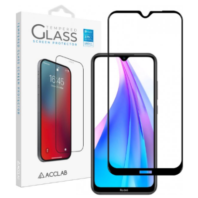 Захисне скло Acclab 3D Xiaomi Redmi 8 Чорне