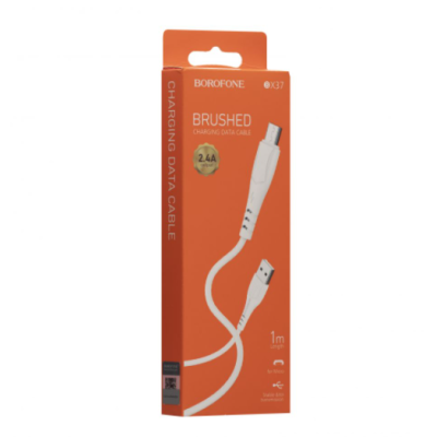 Кабель Borofone BX37 MicroUSB 1м Білий