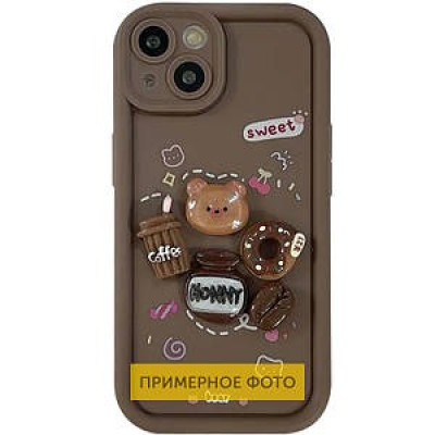 Чохол накладка Pretty Things Samsung A556 (A55 5G) Коричнева/Sweet