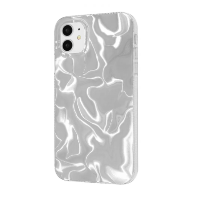 Чохол Накладка Halographic Glow iPhone 11 Срібна