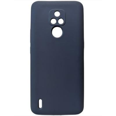 Чехол накладка Full Soft Motorola G14 Синяя