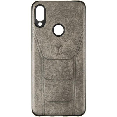 Чохол накладка Leather Prime Samsung A307/A505 (A30s/A50) Сіра