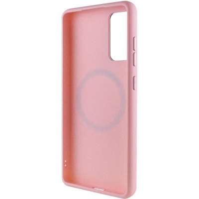 Чохол накладка Bonbon Metal MagSafe Samsung S911 (S23) Рожева (Light Pink)