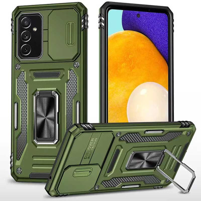 Чохол накладка Camshield Army Ring Samsung A145 (A14) Оливкова