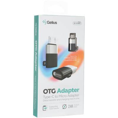 Перехідник адаптер OTG007 Type-C to MicroUSB