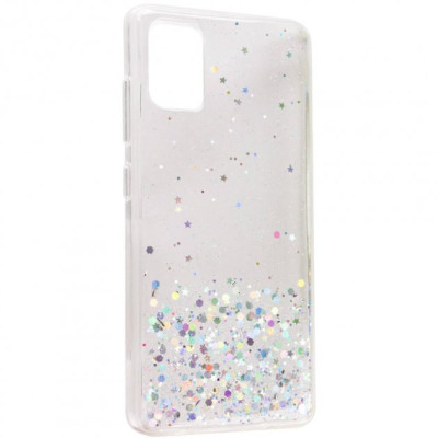 Чохол накладка Star Glitter Samsung A515 (A51) Прозора (M)