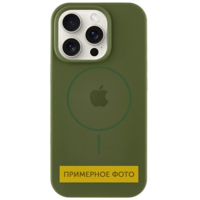 Чохол накладка HC Magsafe (AA) iPhone 16 Pro Max Зелена (Cyprus Green)