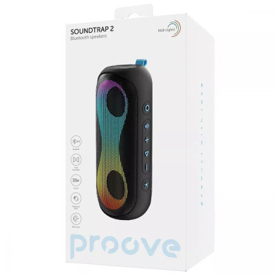 Колонка Bluetooth Proove SoundTrap 2 30W Black, Чорний