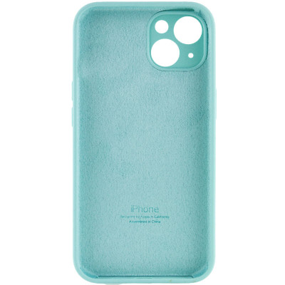 Чохол накладка HC iPhone 15 Бірюзова/Marine Green Full