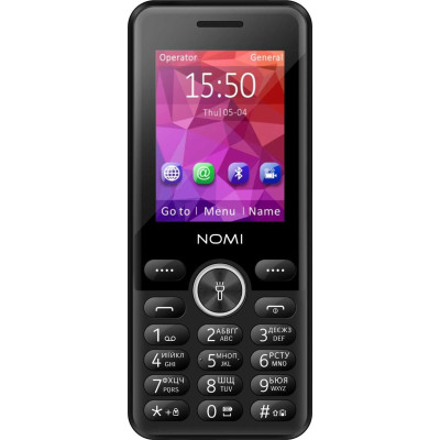 Мобільний телефон Nomi i2412 Black, чорний