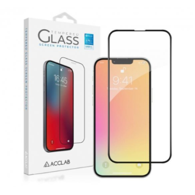 Захисне скло Acclab 3D iPhone 13 Pro Max/14 Plus Чорне