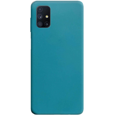 Чехол накладка Candy Samsung A047 (A04s) Синяя/ Powder Blue