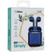 Беспроводные наушники Gelius Pro Simply GP-TWS023 Blue, синий