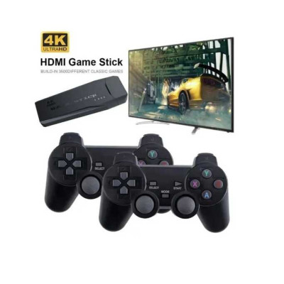 Ігрова приставка Game Stick M8-4K HD ретро приставка 64g Black, Чорний