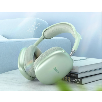 Безпровідні повнорозмірні навушники Hoco W55 Green Stereo Bluetooth Headphones, зелені