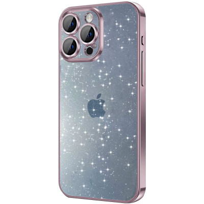 Чохол накладка Glittershine iPhone 12 Рожеве Золото