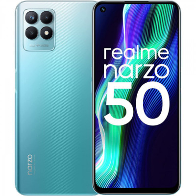 Смартфон Realme Narzo 50 4/128 GB Speed Blue, Синий