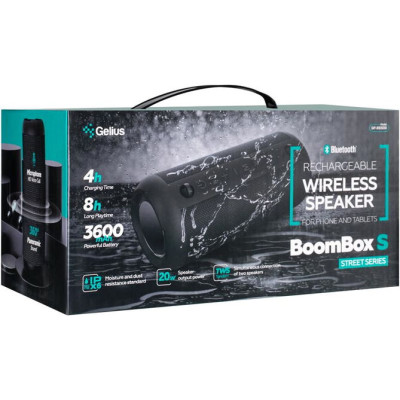 Колонка Bluetooth Gelius Pro BoomBox S GP-BS500i Black, Чорний