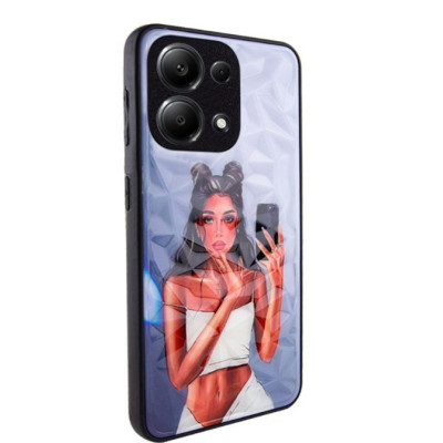 Чохол накладка Prisma Ladies Xiaomi Redmi Note 13 Pro 4G ДЧорне в білому