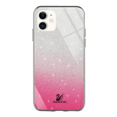 Чохол накладка Swarovski iPhone 11 Малинова (M)