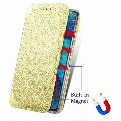 Чохол-книжка Getman Mandala Huawei P Smart 2021 Жовта