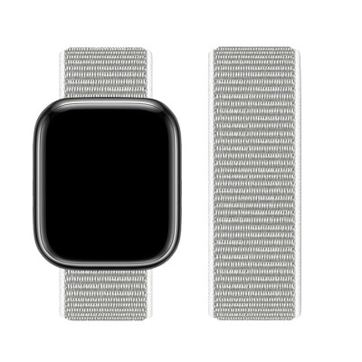 Ремешок Apple Watch 42-49мм Hoco WA02 Nylon Белый (Seashell)