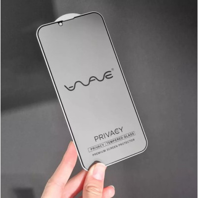 Захисне скло Wave Privacy 5D iPhone 15 Pro Max Чорне