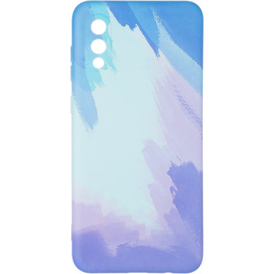 Чохол накладка Watercolor Samsung A022 (A02) Синя