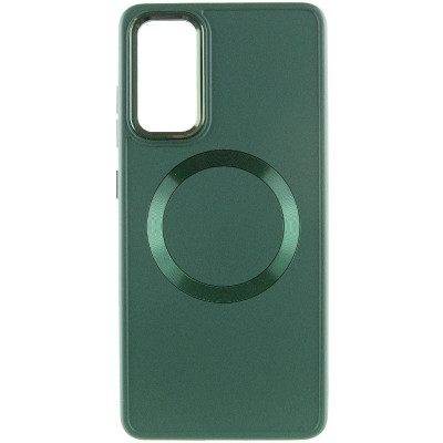 Чохол накладка Bonbon Metal MagSafe Samsung A356 (A35 Зелений (Army Green)