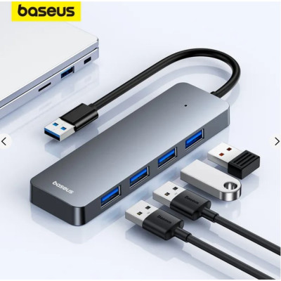 USB хаб Baseus UltraJoy 4in1 (USBA-USB3.0*4)