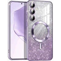 Накладка Cosmic Shiny Magnetic Samsung S926 (S24+) Фиолетовая