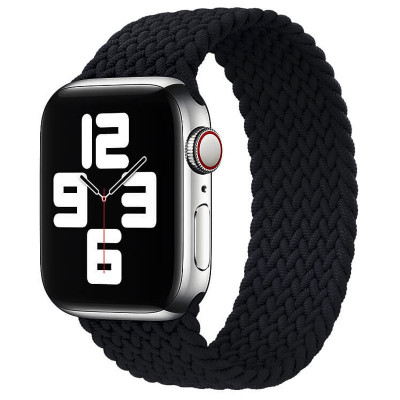 Ремешок Apple Watch 38мм Braided Solo Черный 135мм