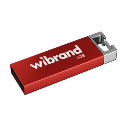 Флеш пам'ять USB 4Gb Wibrand Chameleon USB 2.0 Червона