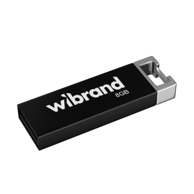 Флеш пам\'ять USB 8Gb Wibrand Chameleon USB 2.0 Чорна