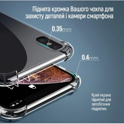 Чехол накладка CW Antishock  Oppo A38 Прозрачная