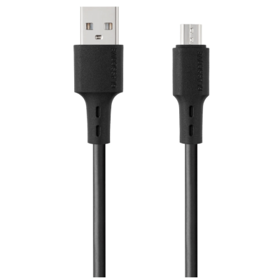 Кабель Flex MicroUSB 1м Чорний