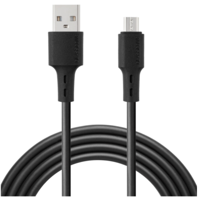 Кабель Braid MicroUSB 1м Чорний