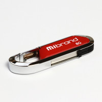 USB 8Gb Wibrand Aligator USB 2.0 Темно червона