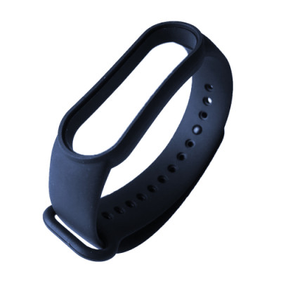 Ремешок Силикон Mi Band 5/6 Темно-синий Dark Blue