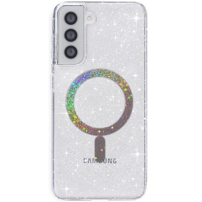 Чохол накладка Eclipse Sparkle (MagFit) Samsung S22 (S901) Прозора