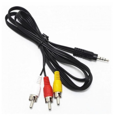 Аудіоадаптер Cablexpert 3 RCA - 3.5mm 2m