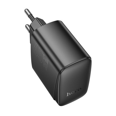 Мережевий зарядний пристрій Hoco CS63A PD65W 1USB-C+1USB-A Чорний