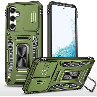 Чохол накладка Camshield Army Ring Samsung A356 (A35 5G)/A556 (A55 5G) Оливкова