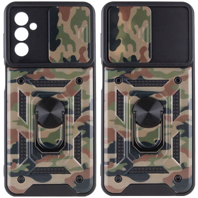 Чохол накладка Serge Ring Camshield Camo Samsung A045 (A04) Коричнева